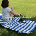 S1007 Ningbo cheap waterproof pvc picnic mat with pillow outdoor folding padded beach mat camping mat